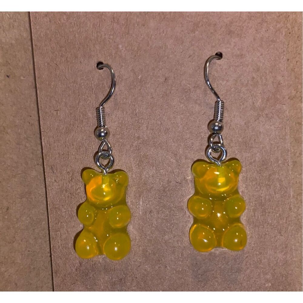 ☀️3/$9☀️ Yellow Gummy Bear Earrings